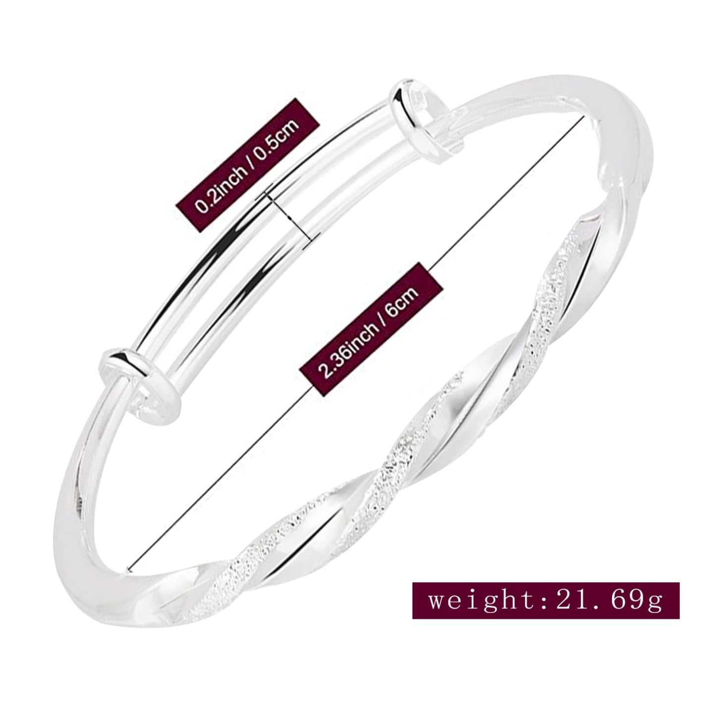 Twisted Bangle Bracelet – Simple, Elegant, and Adjustable