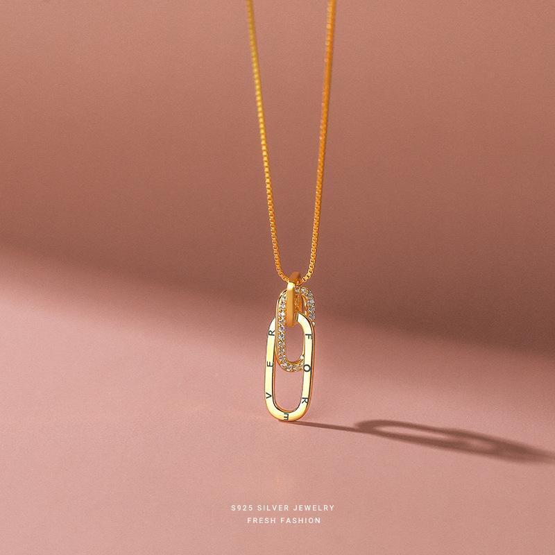 "Forever Linked" Interlocking Necklace - A Gift for Your Unbiological 