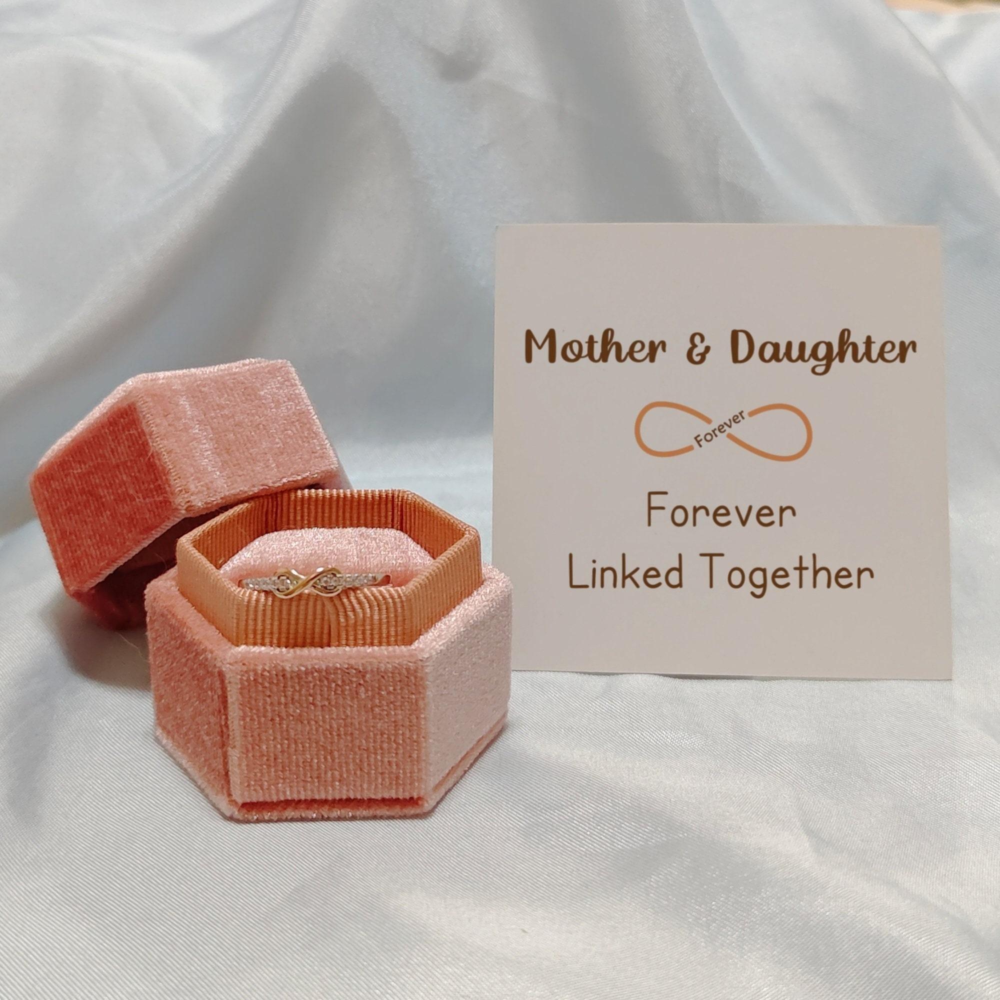 Mother & Daughter Forever Linked Together Ring