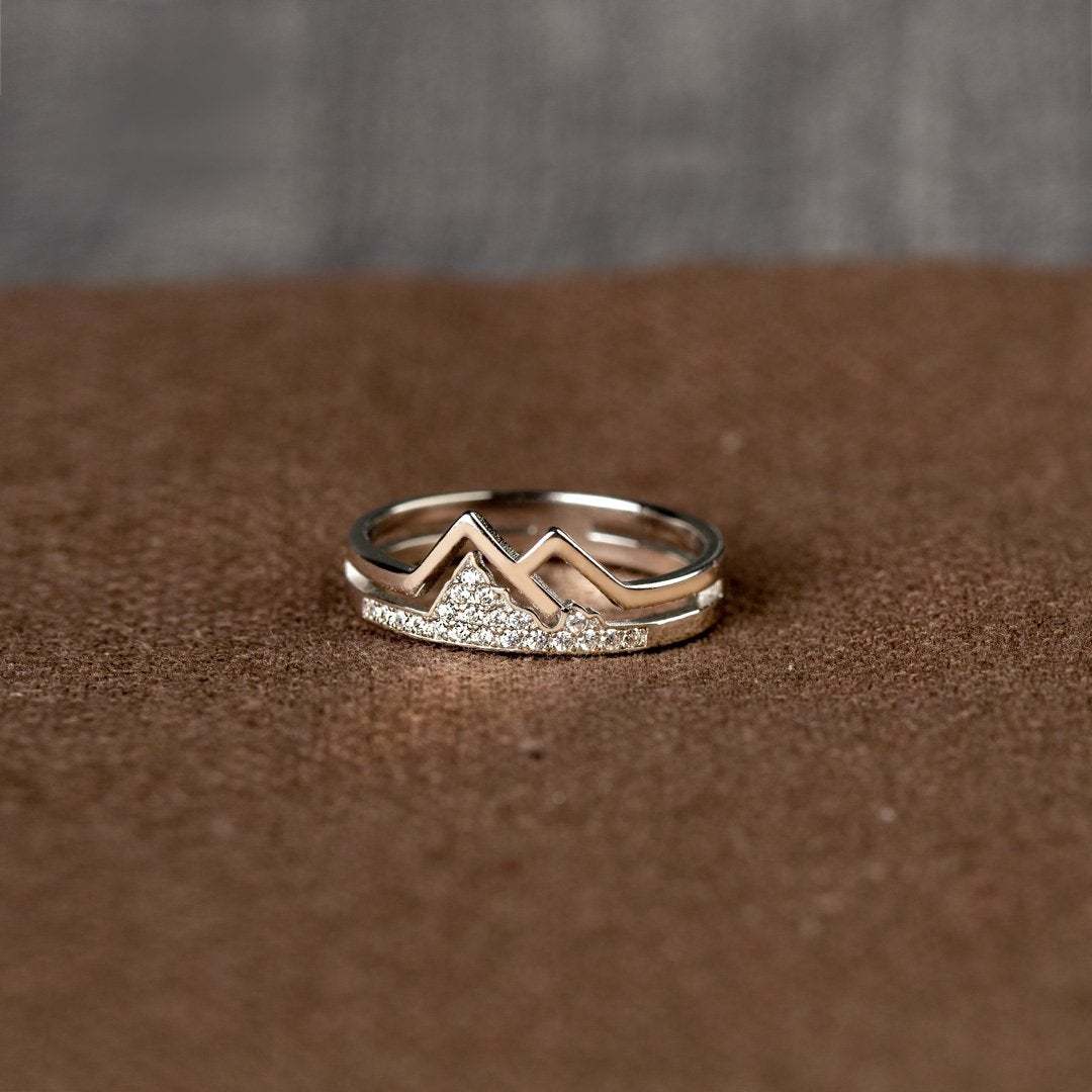 2022 Adventure Awaits Pavé Mountain Ring-belovejewel.com