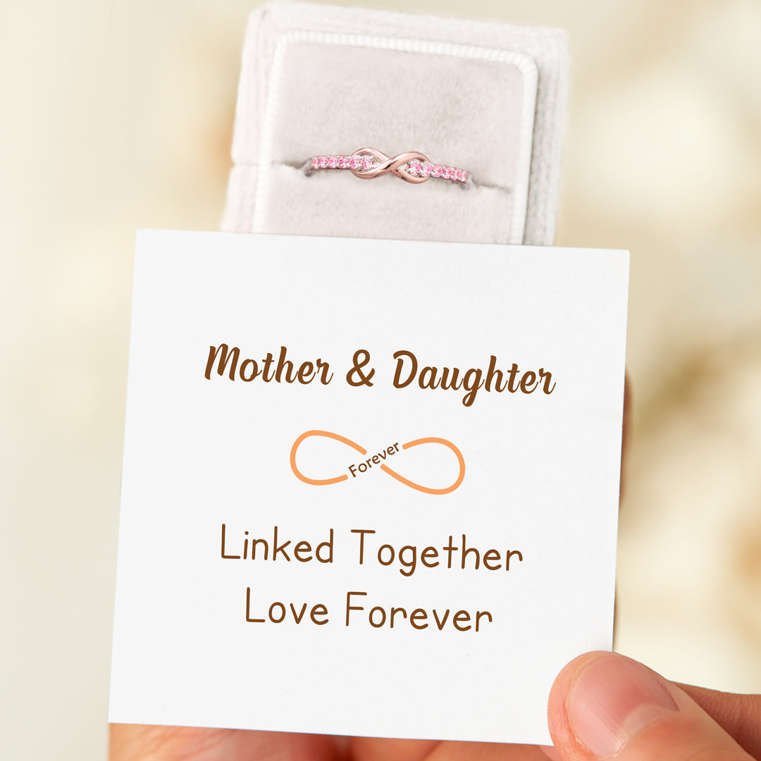 Linked Together Love Forever Infinity Ring-belovejewel.com