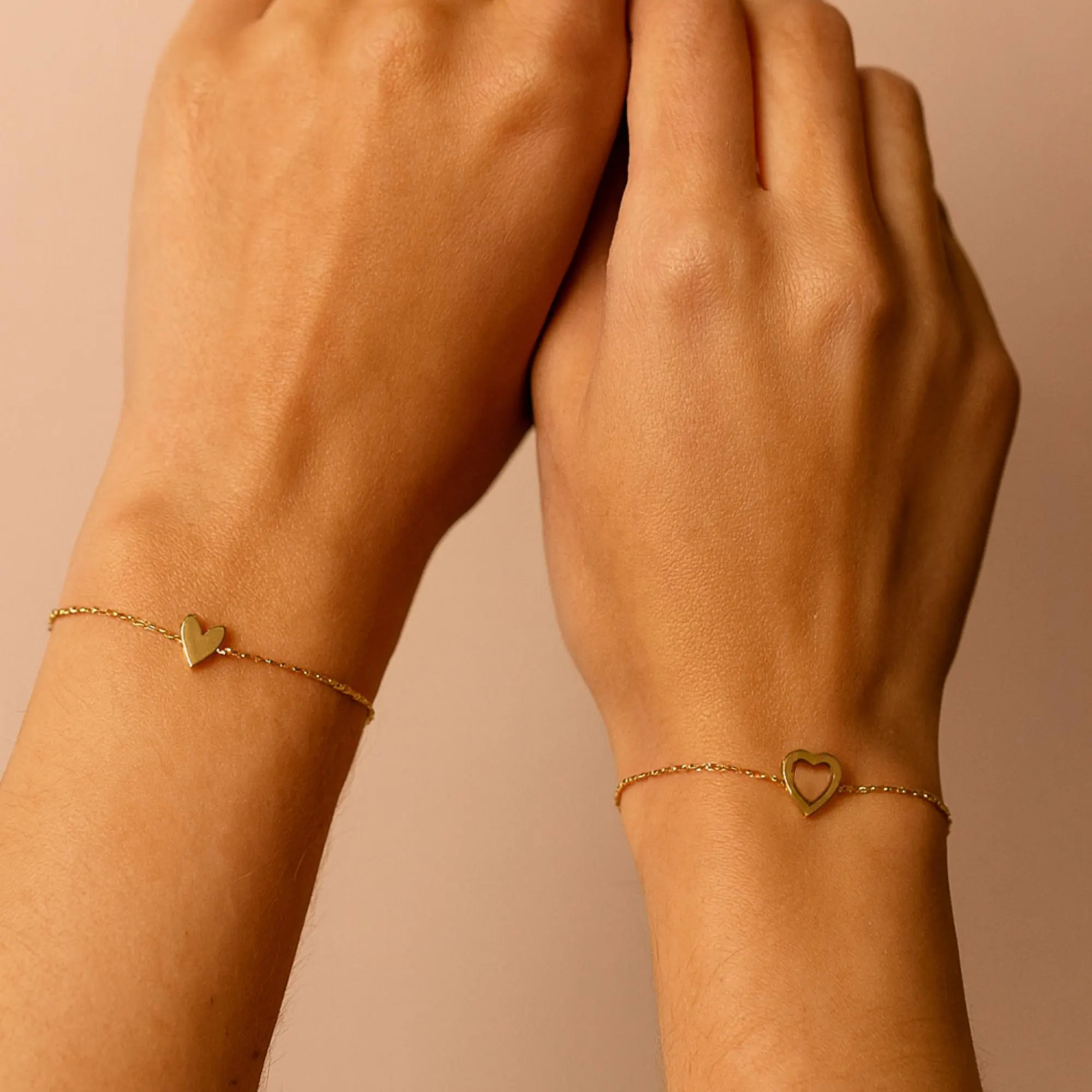 Bestfriends bracelet set Mama Daughter Heart Bracelet Set Matching Best Friends Gift Adjustable Family Jewelry Bonding Gift