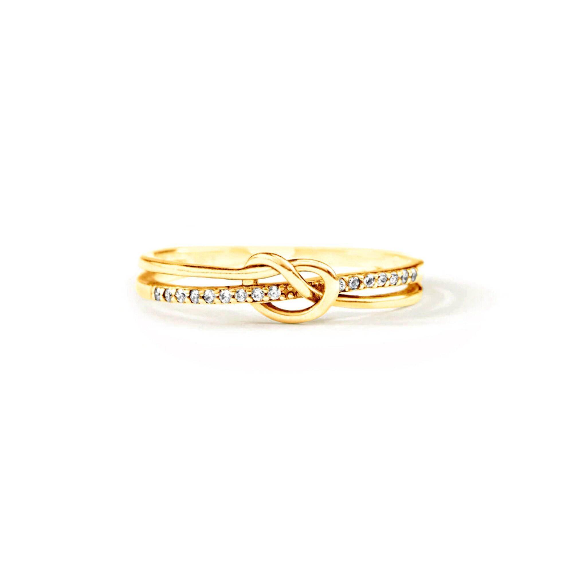 To My Mother/Daughter Knot Ring