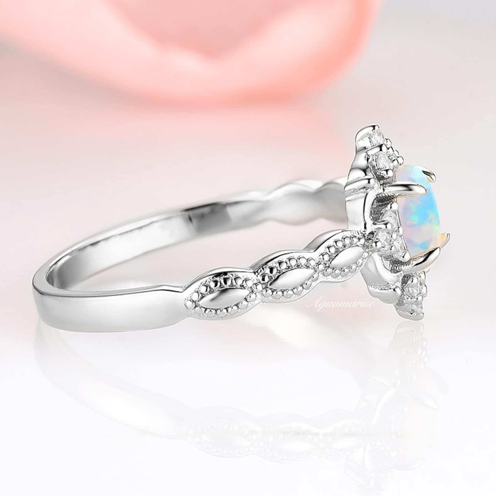 Vintage Natural Opal Ring