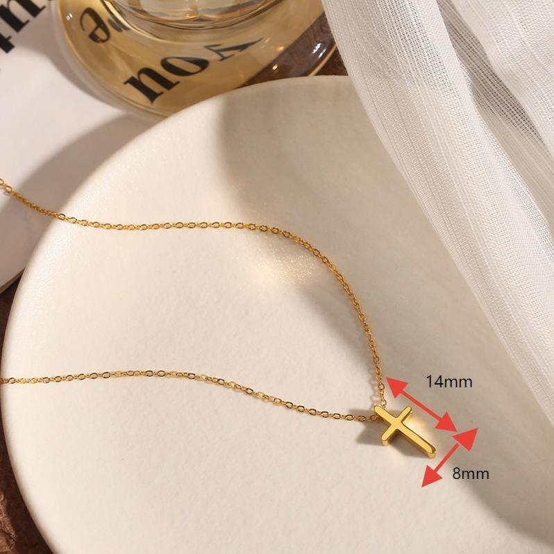 Dainty Cross Necklace – Minimalist Crucifix Gift for Women