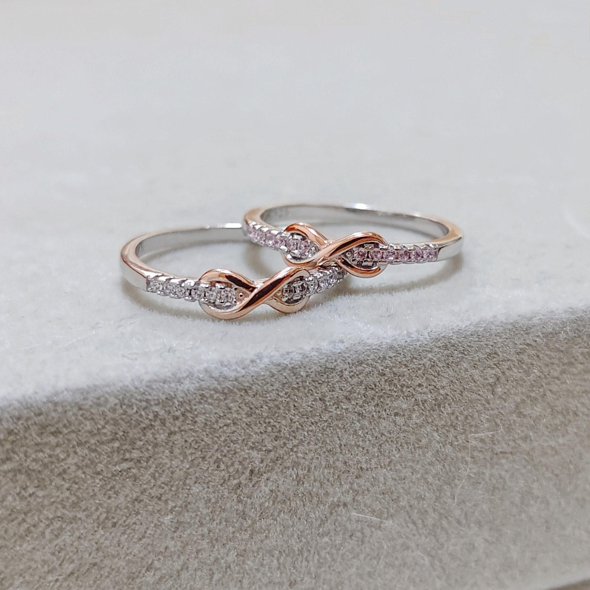 Mother & Daughter Forever Linked Together Ring