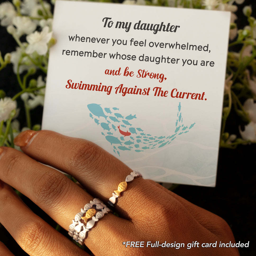Be Strong and Swimming Against The Current Ring-belovejewel.com