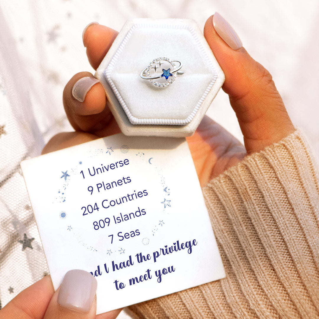 Planet & Stars Ring-belovejewel.com