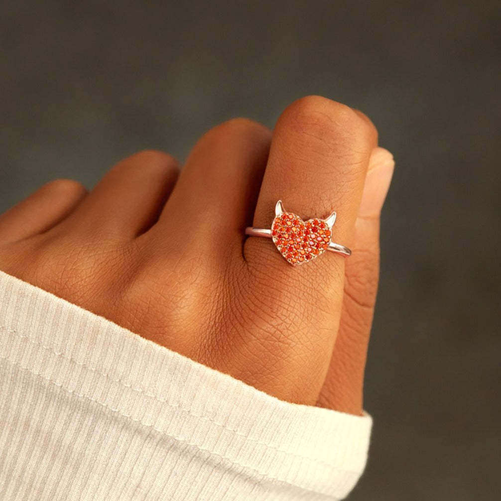 You're Badass With A Big Heart Devil Ring-belovejewel.com