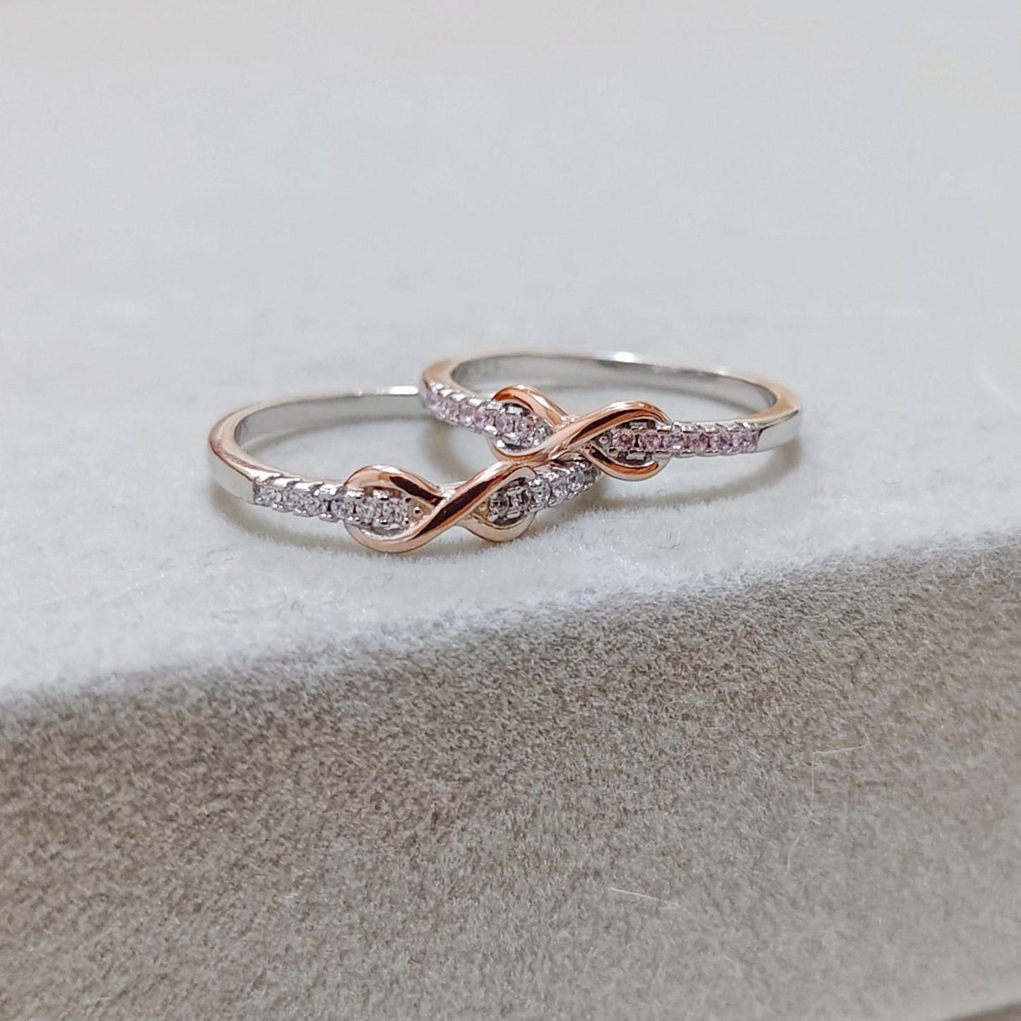 Mother & Daughter Forever Linked Together Ring