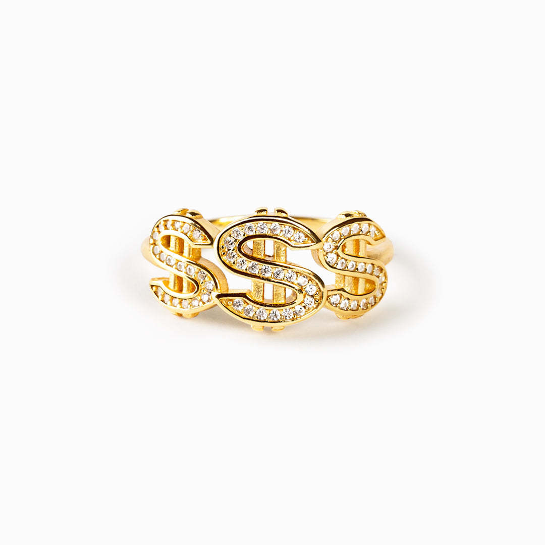 Mad Hustle & A Dope Soul Dollar Sign Ring-belovejewel.com