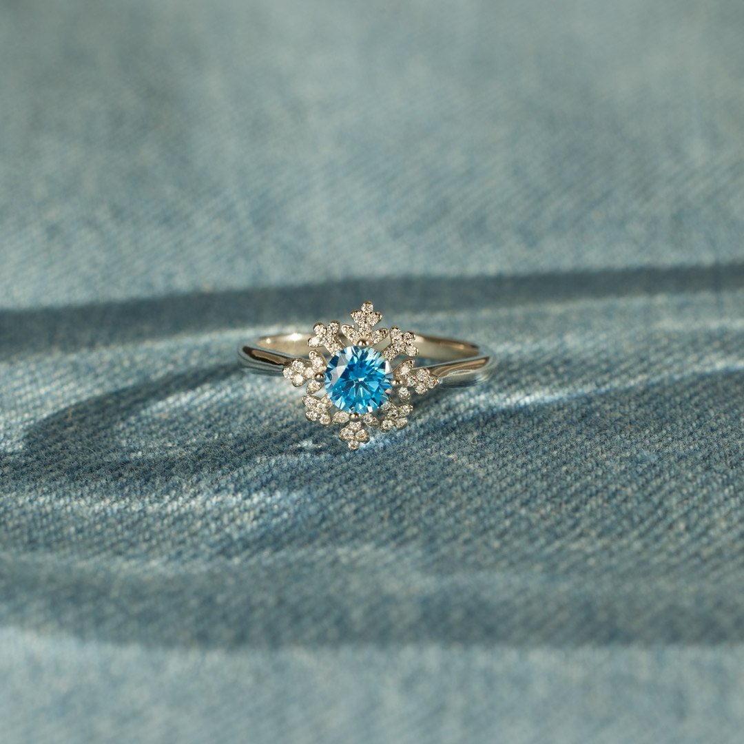 To My Wife Snowflakes Ring-belovejewel.com