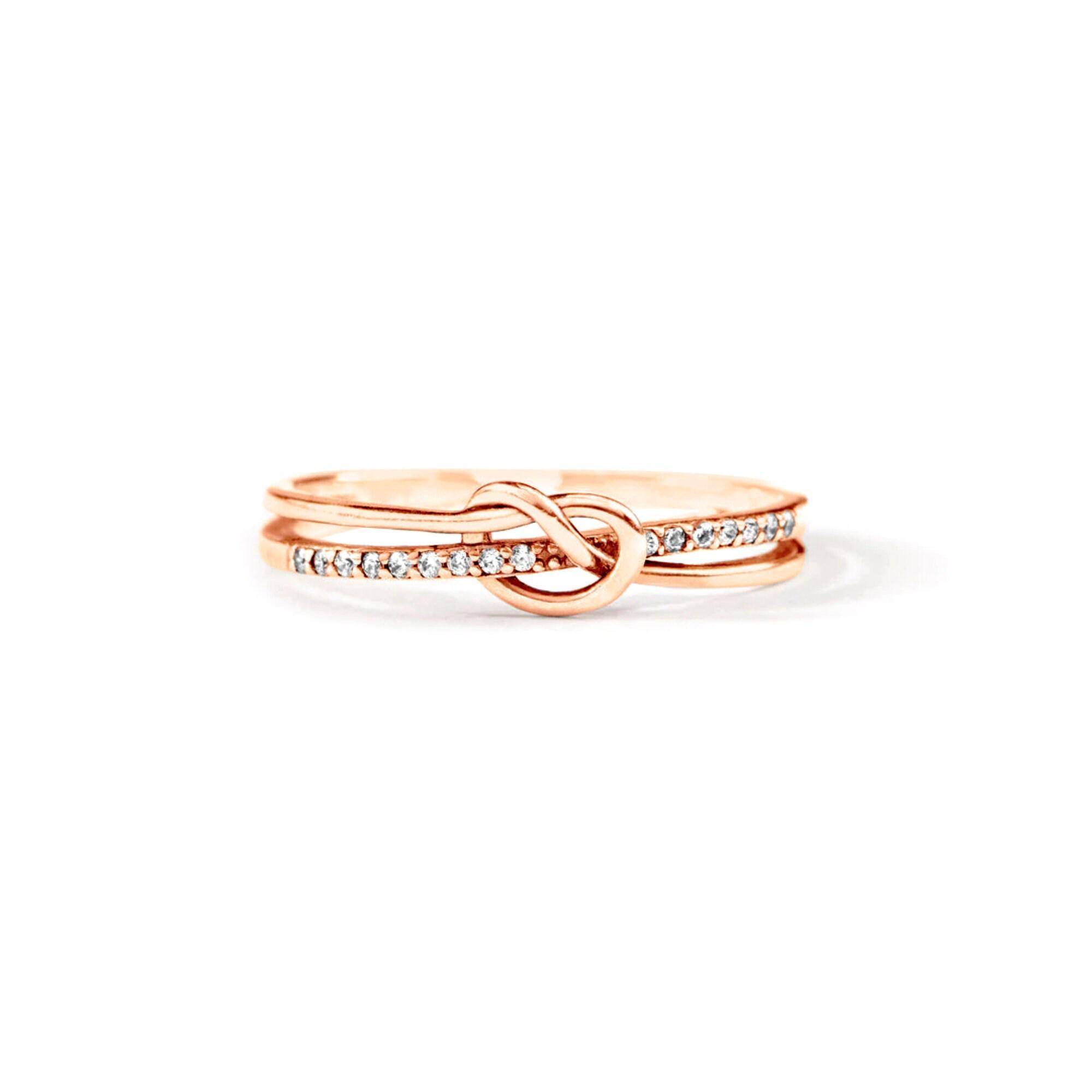 To My Mother/Daughter Knot Ring