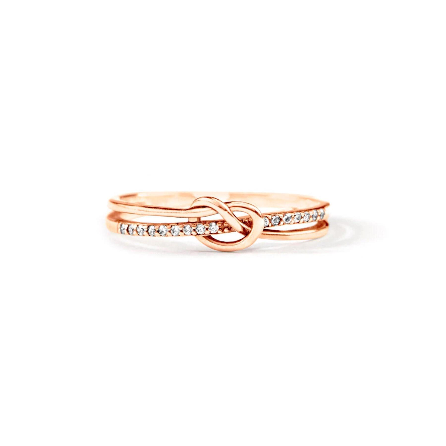 To My Mother/Daughter Knot Ring