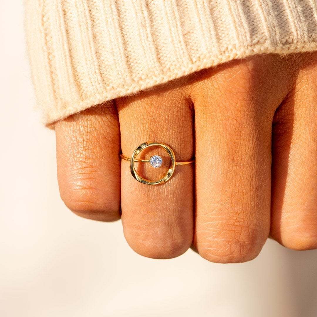 To My Wife My Universe Central Star Ring-belovejewel.com
