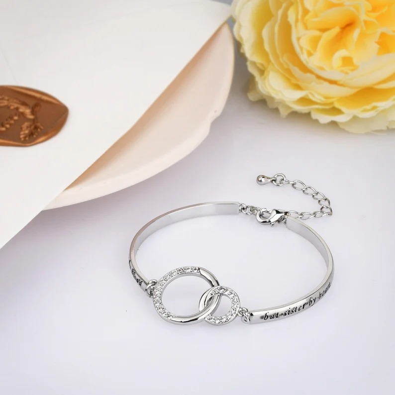 To My Best Friend Linked Together Interlocking Bracelet-belovejewel.com