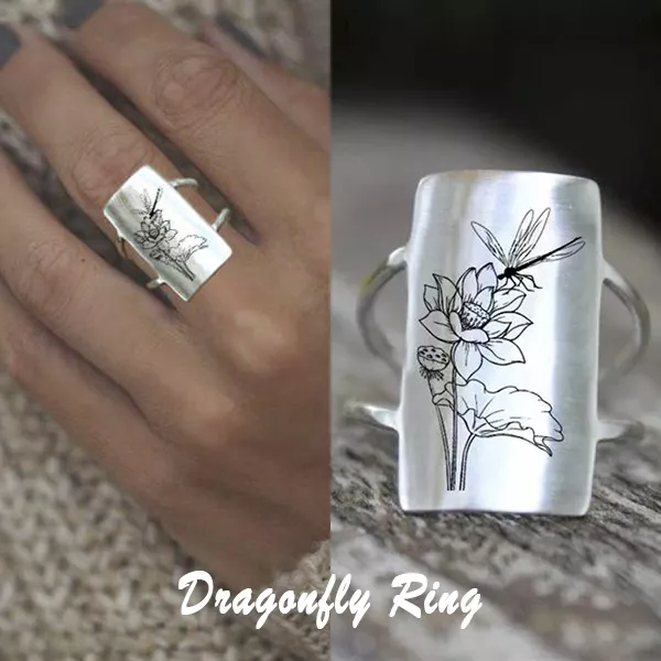🌊Summer Hot Sale✨-S925 Sterling Silver Hummingbird Ring - Gift For Animal Lover🐦-belovejewel.com