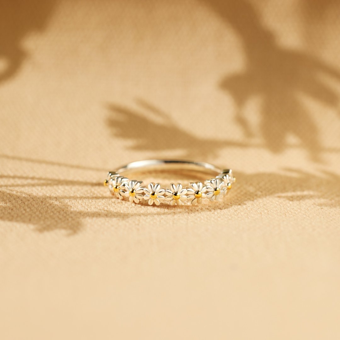 Thank You Mom Daisy Ring-belovejewel.com