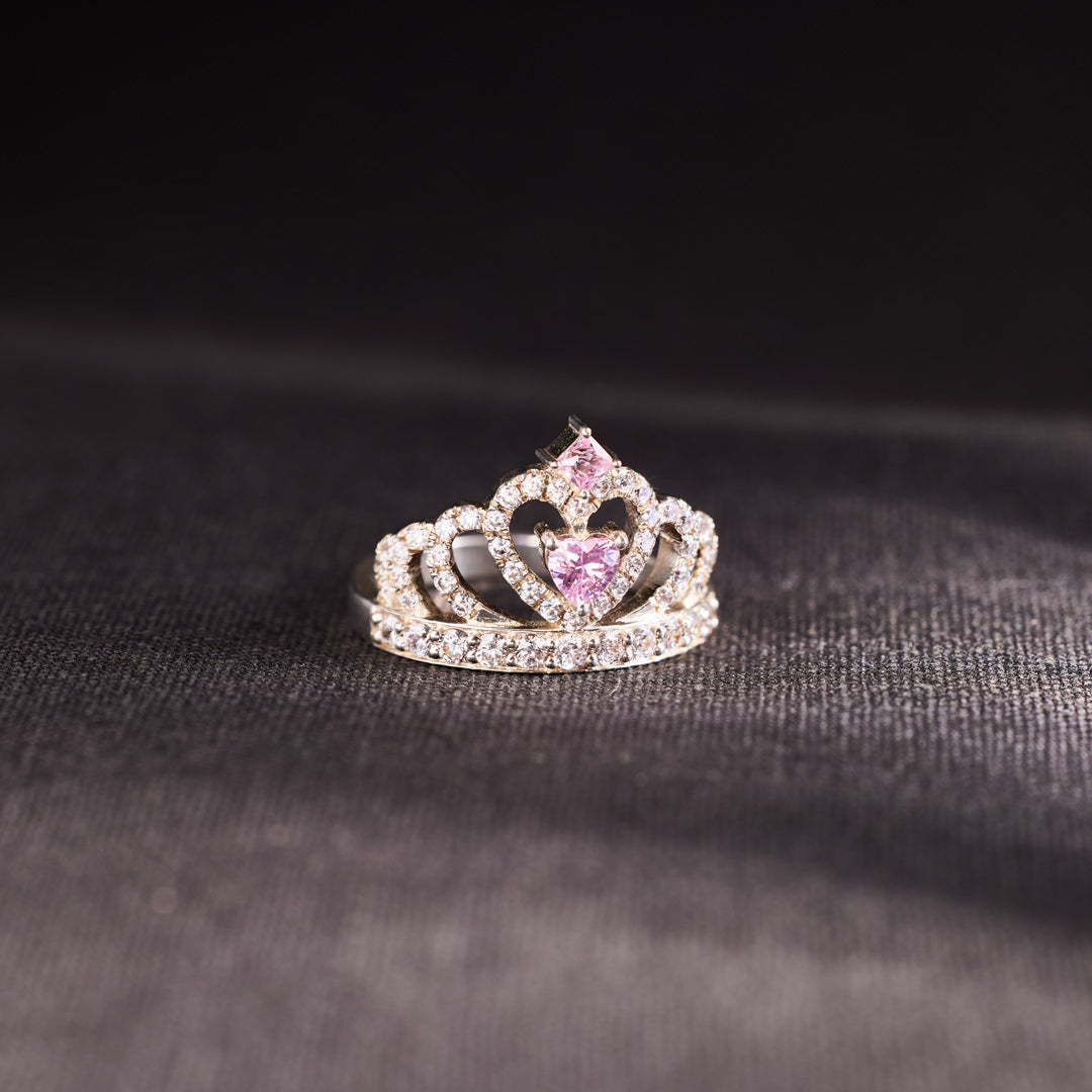 Adjust Your Crown and Handle It Crown Ring S925-belovejewel.com