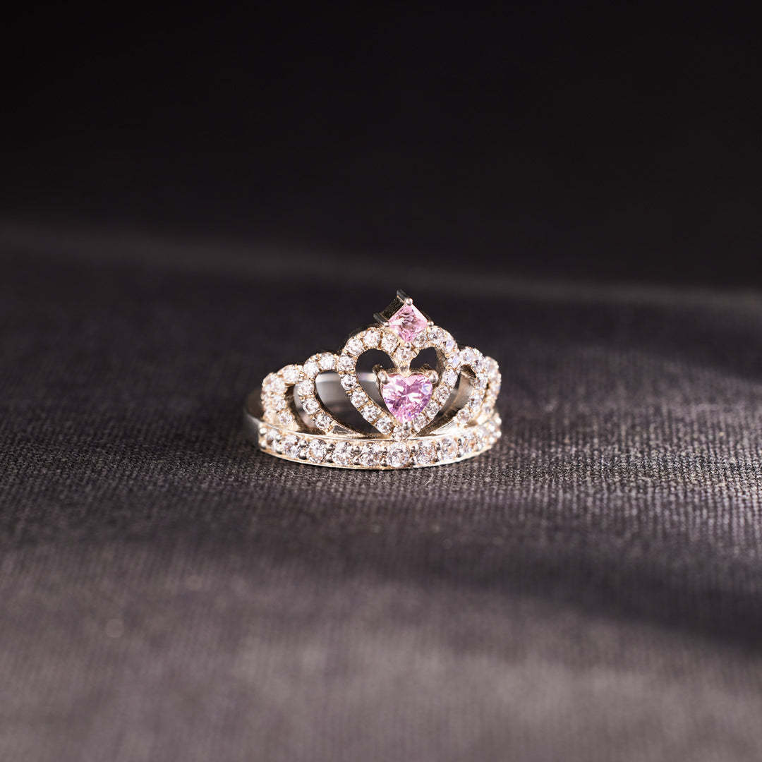 Adjust Your Crown and Handle It Crown Ring S925-belovejewel.com