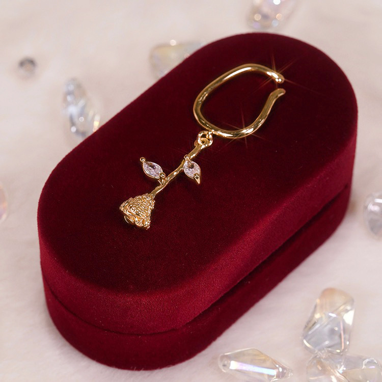 🌸Rose Ear Clip-belovejewel.com