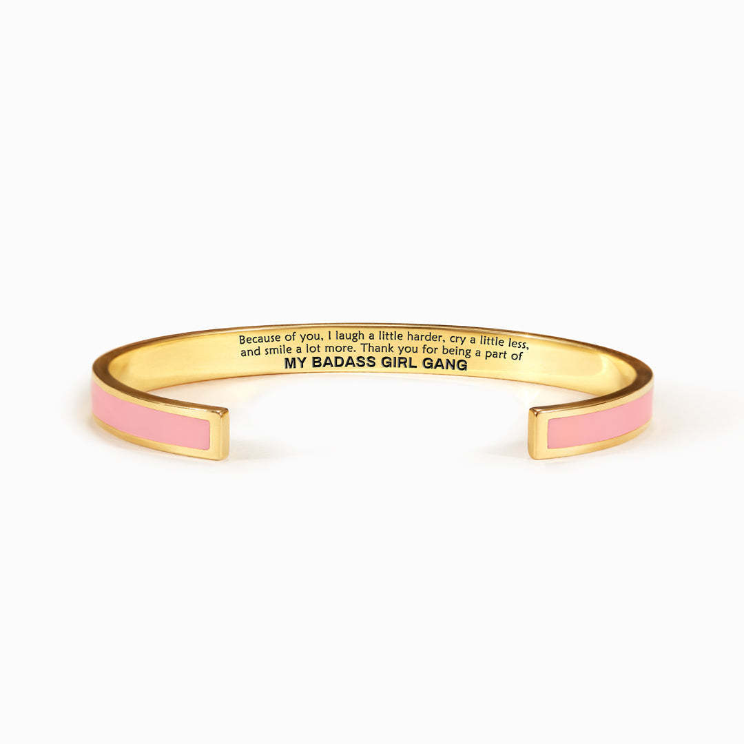 My Badass Girl Gang Multiple Color Bangle-belovejewel.com