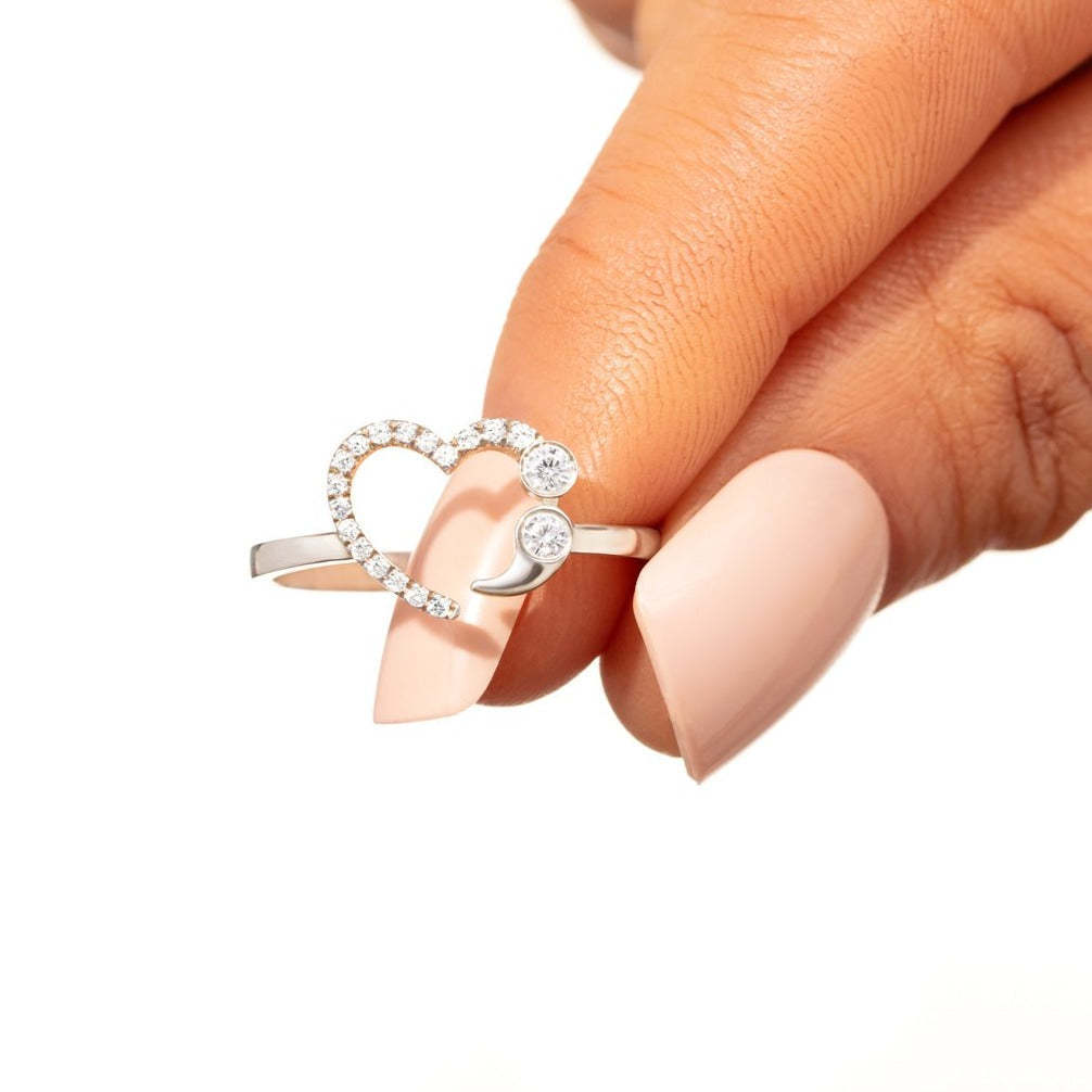 You Are Enough Semicolon Ring-belovejewel.com