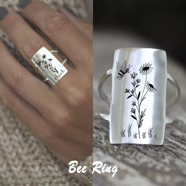 🌊Summer Hot Sale✨-S925 Sterling Silver Hummingbird Ring - Gift For Animal Lover🐦-belovejewel.com