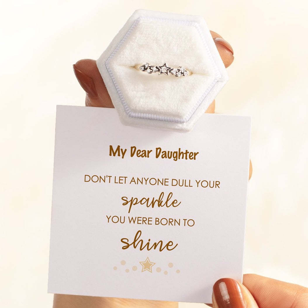 You Were Born To Shine Stars Ring-belovejewel.com