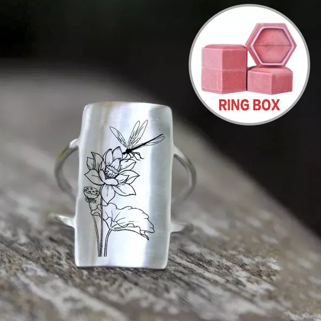 🌊Summer Hot Sale✨-S925 Sterling Silver Hummingbird Ring - Gift For Animal Lover🐦-belovejewel.com