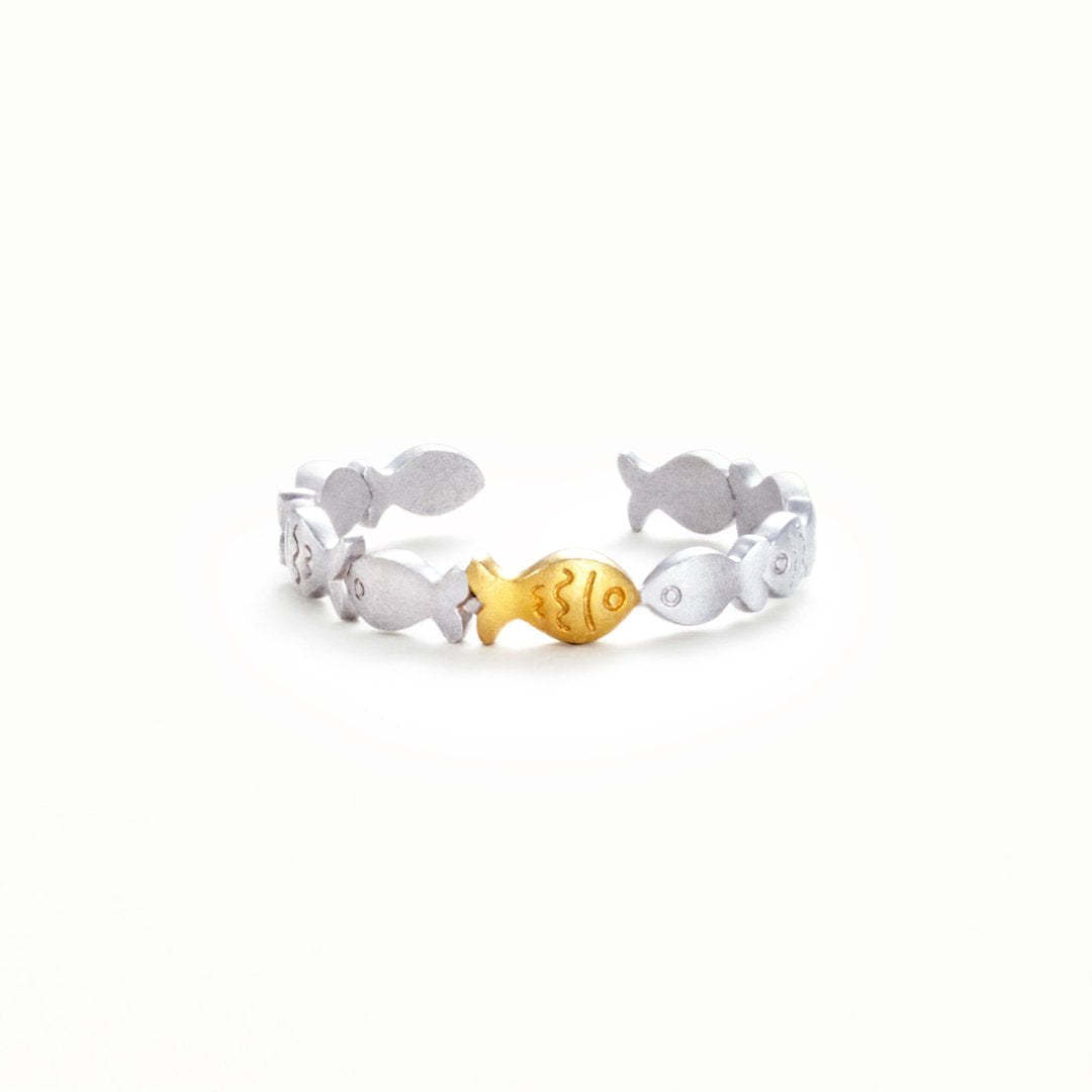 Be Strong and Swimming Against The Current Ring-belovejewel.com
