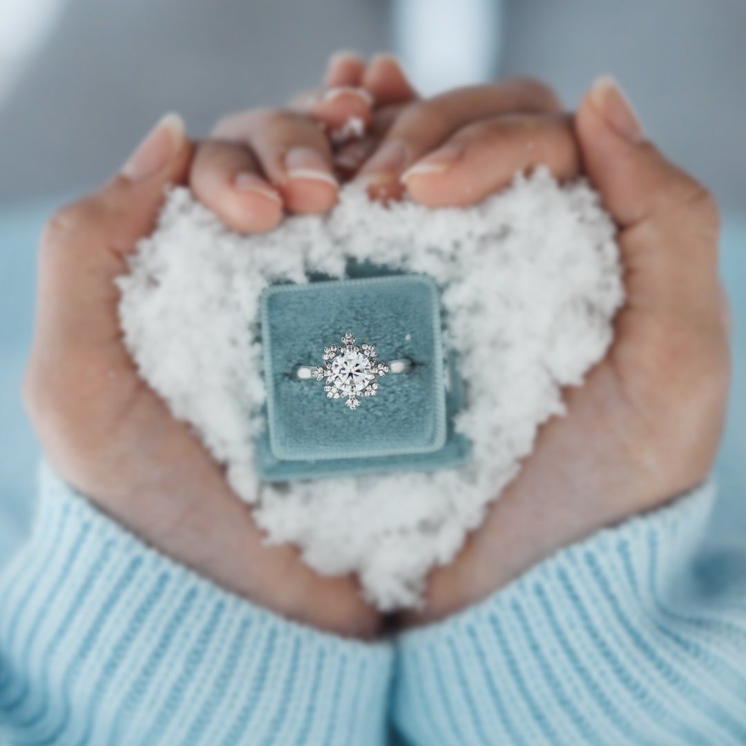 To My Wife Snowflakes Ring-belovejewel.com