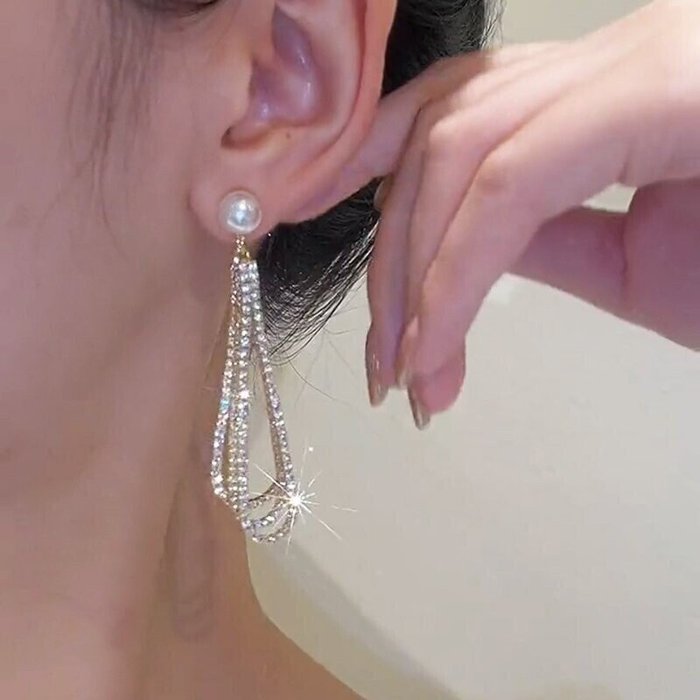 🌟Drop Chain Earrings -belovejewel.com