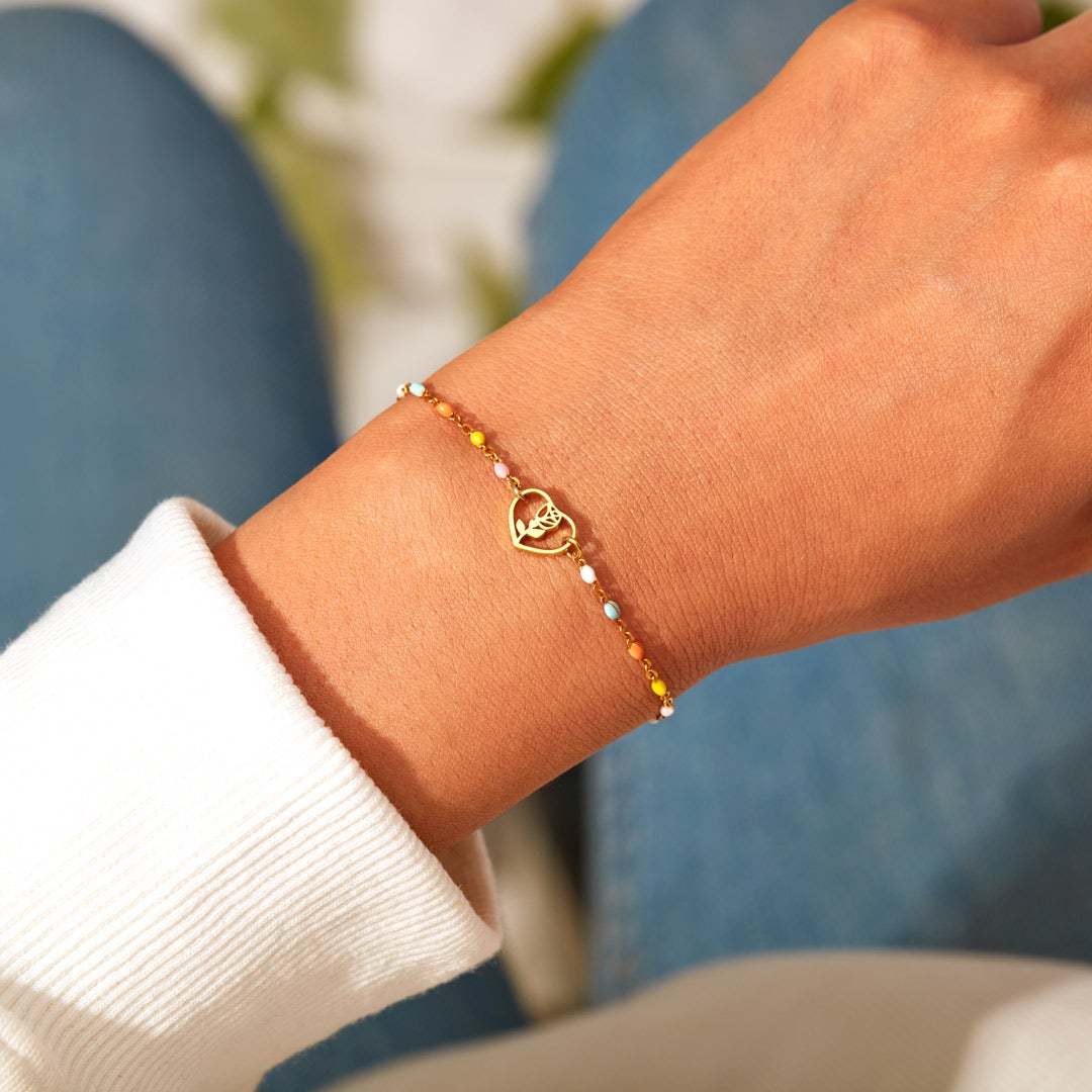 Redamancy Heart Rose Bracelet-belovejewel.com