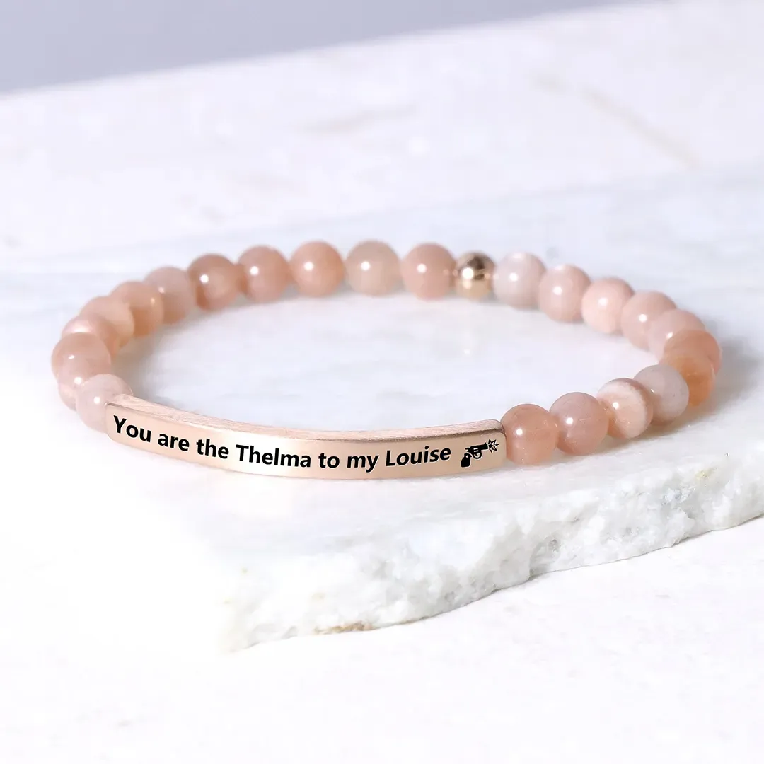 FOR FRIEND - RIDE OR DIE BEAD LETTERING BRACELET
