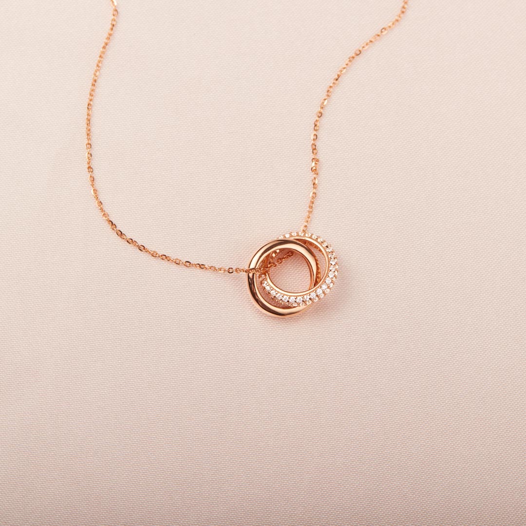 My Smokin' Hot Soulmate Interlocking Necklace-belovejewel.com