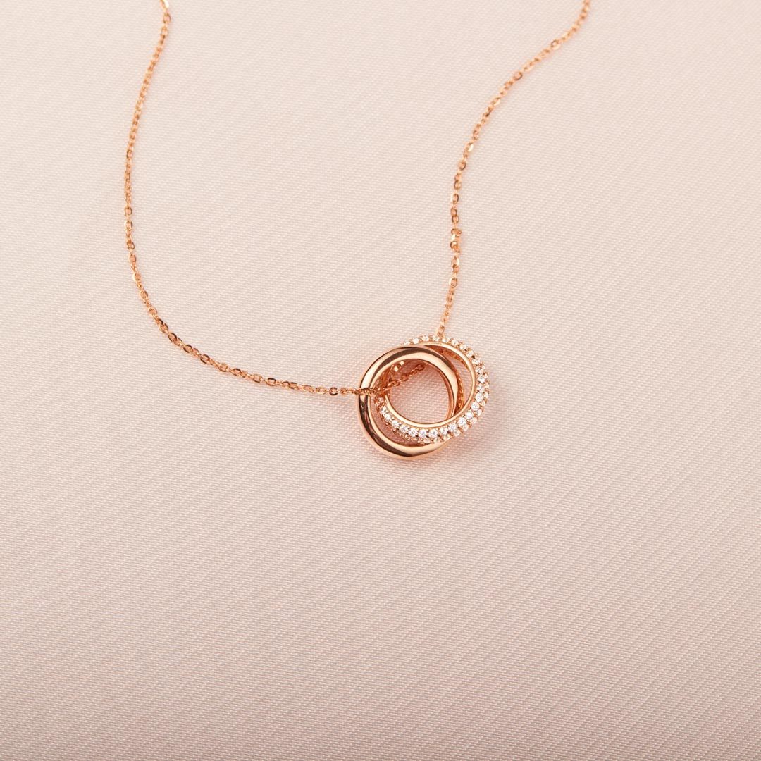 My Smokin' Hot Soulmate Interlocking Necklace-belovejewel.com