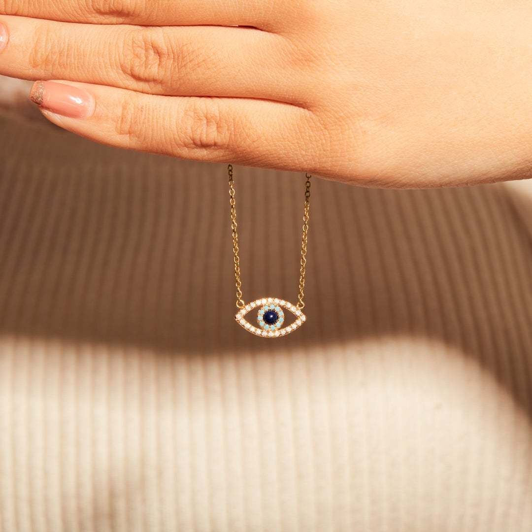 Evil Eye Necklace-belovejewel.com