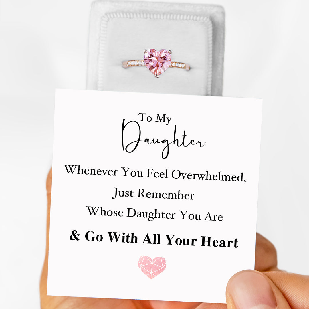 Go With All Your Heart Solitaire Ring-belovejewel.com
