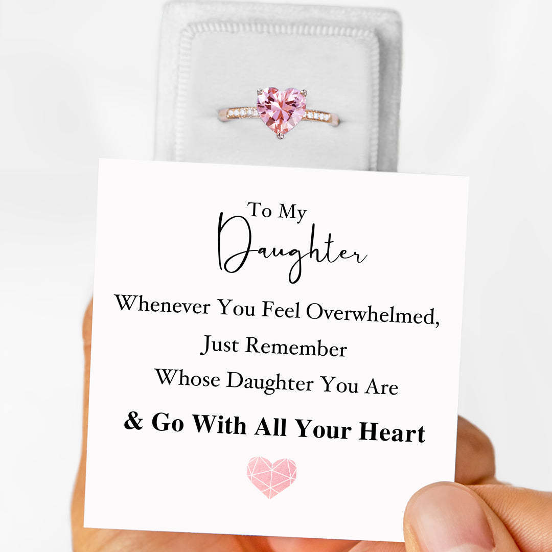 Go With All Your Heart Solitaire Ring-belovejewel.com