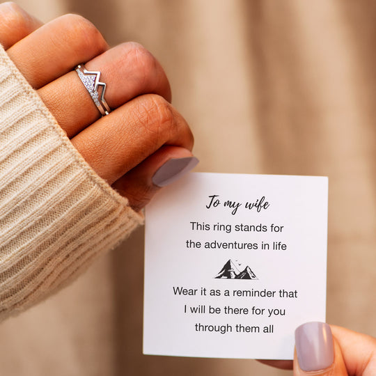 TO MY WIFE MOUNTAIN RING-belovejewel.com