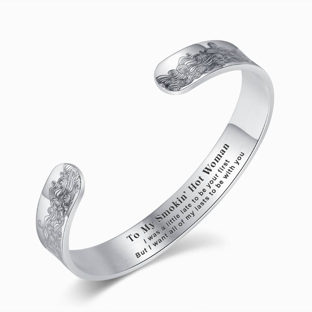 To My Wife, I Want All Of My Lasts To Be With You Bracelet-belovejewel.com