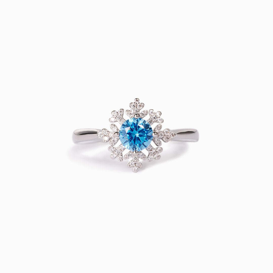 To My Wife Snowflakes Ring-belovejewel.com