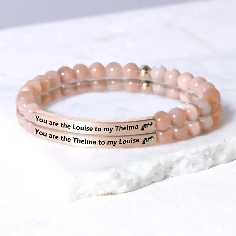 FOR FRIEND - RIDE OR DIE BEAD LETTERING BRACELET