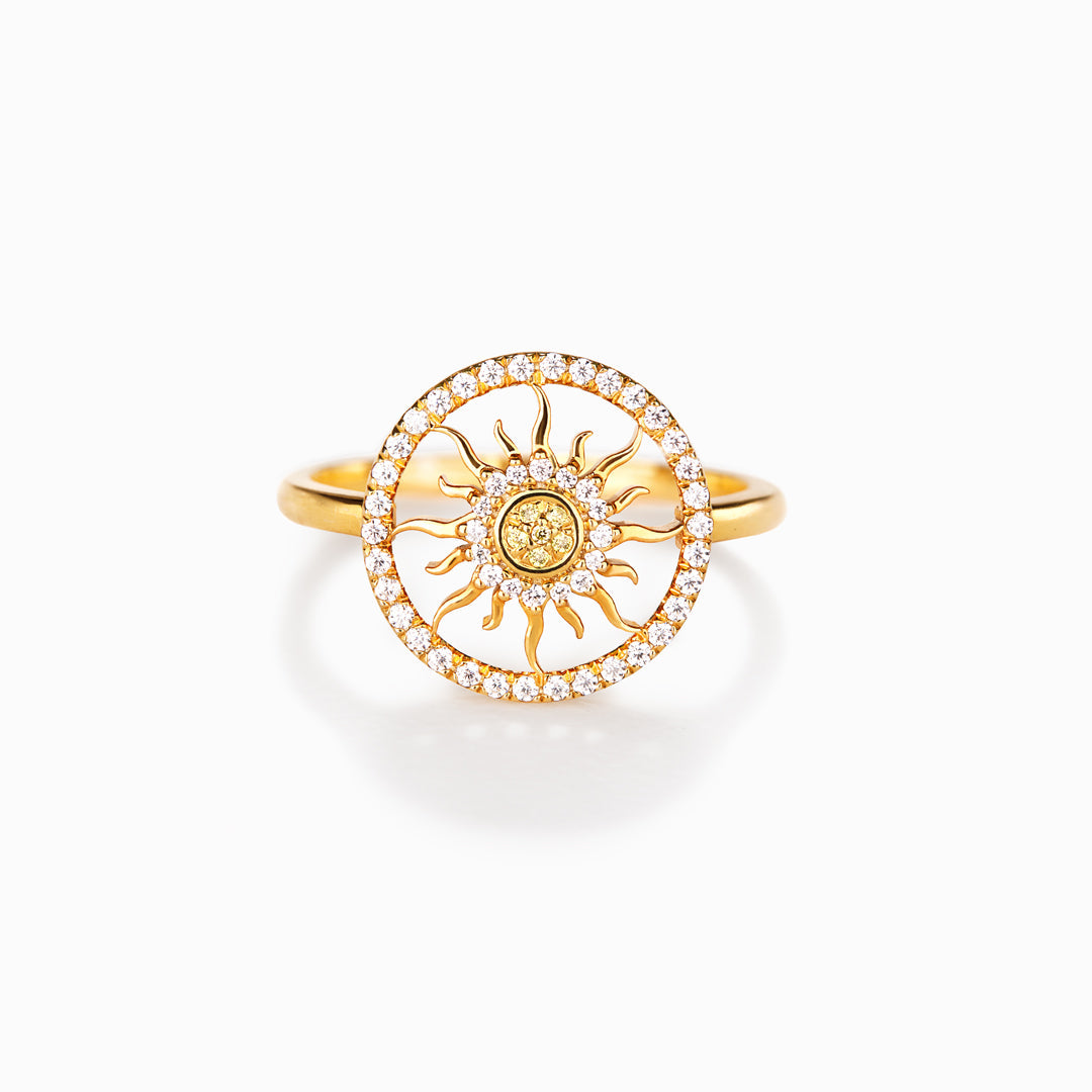 The Sun Will Rise Sunshine Ring-belovejewel.com