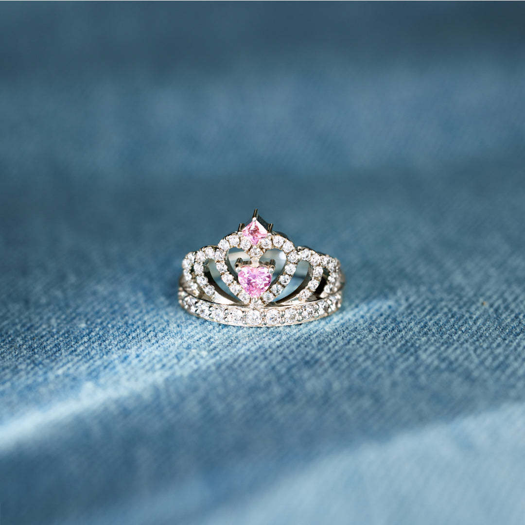 Adjust Your Crown and Handle It Crown Ring S925-belovejewel.com