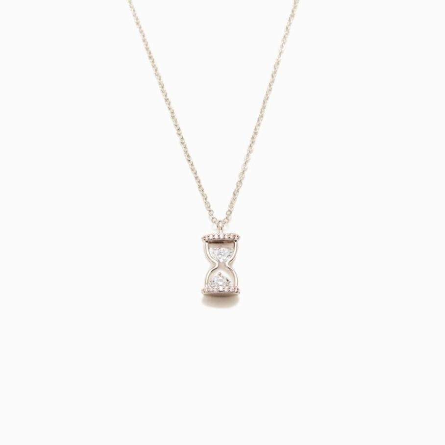 To My Wife Hourglass Necklace-belovejewel.com