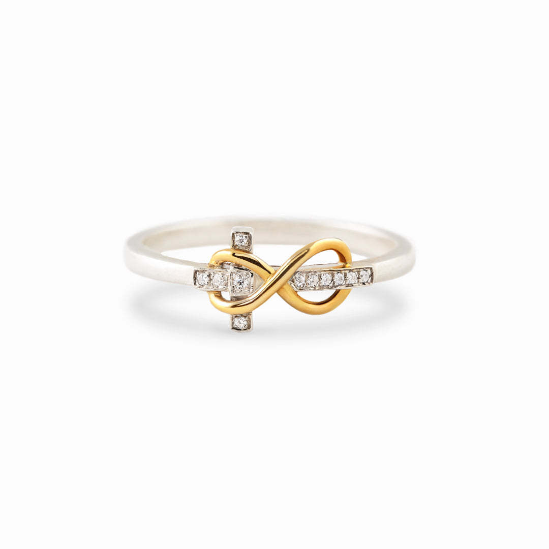 Remember Who You Are Infinity Cross Ring-belovejewel.com