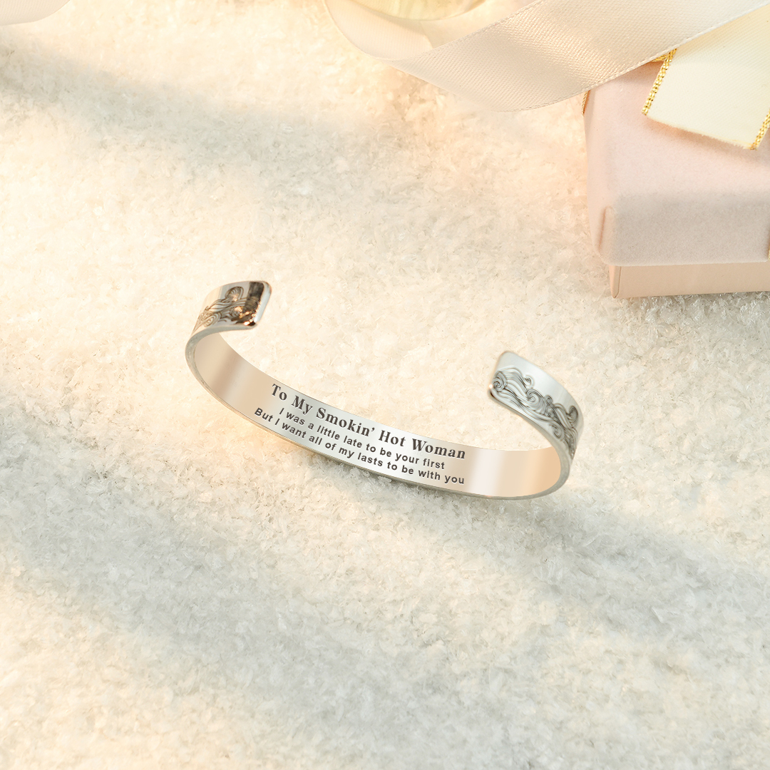 To My Wife, I Want All Of My Lasts To Be With You Bracelet-belovejewel.com