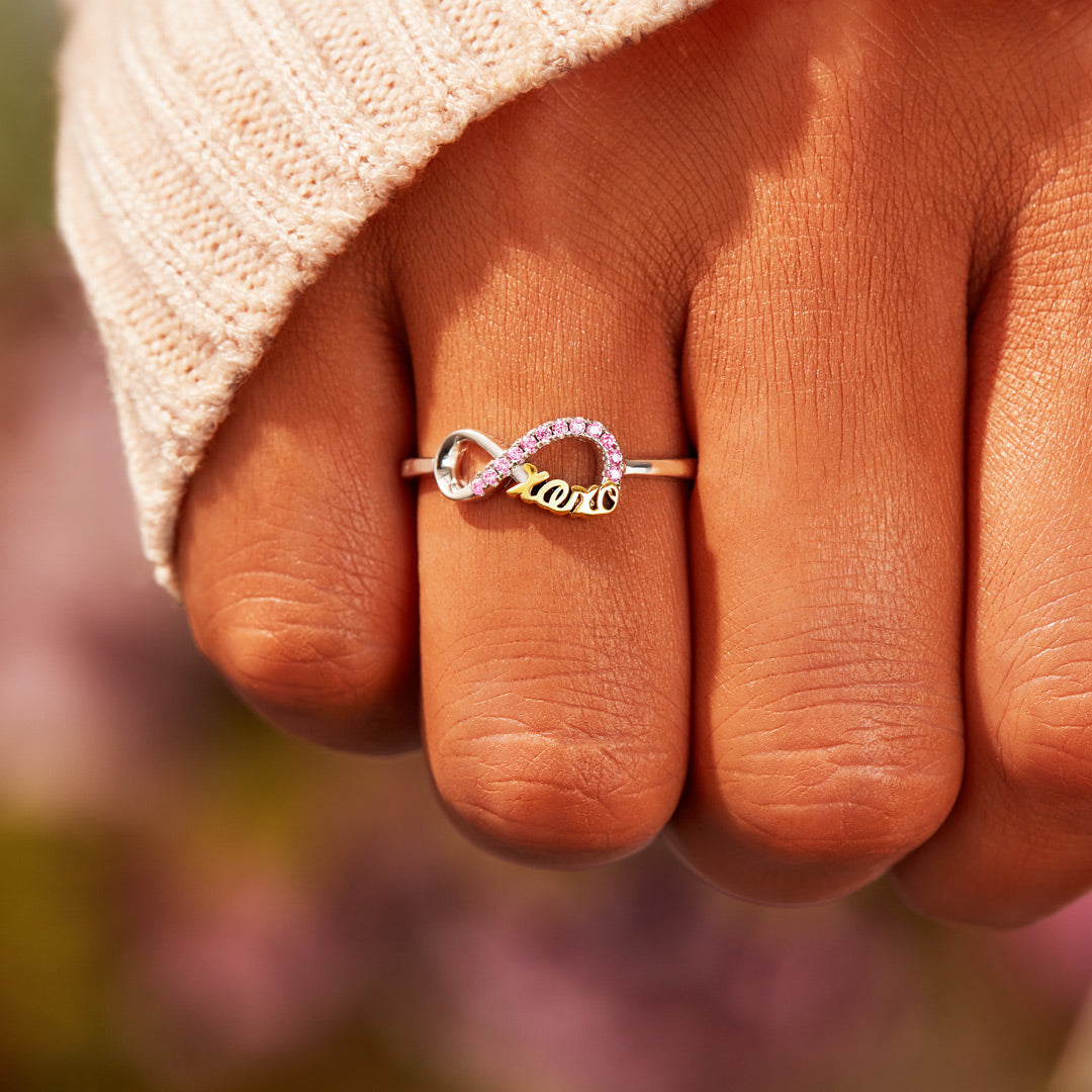 Token of Hugs and Kisses For Daughter XOXO Ring-belovejewel.com